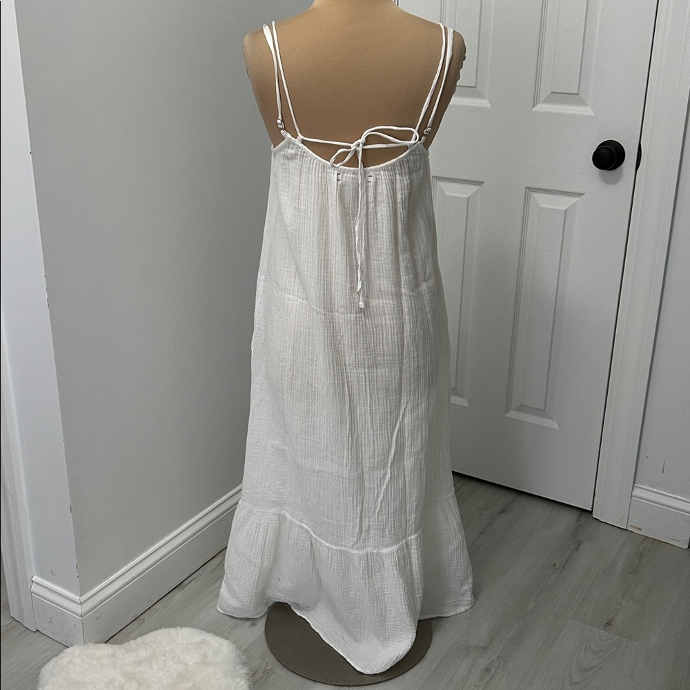 Xirena Kellyn White Gauze Maxi Dress - Picture 6 of 8